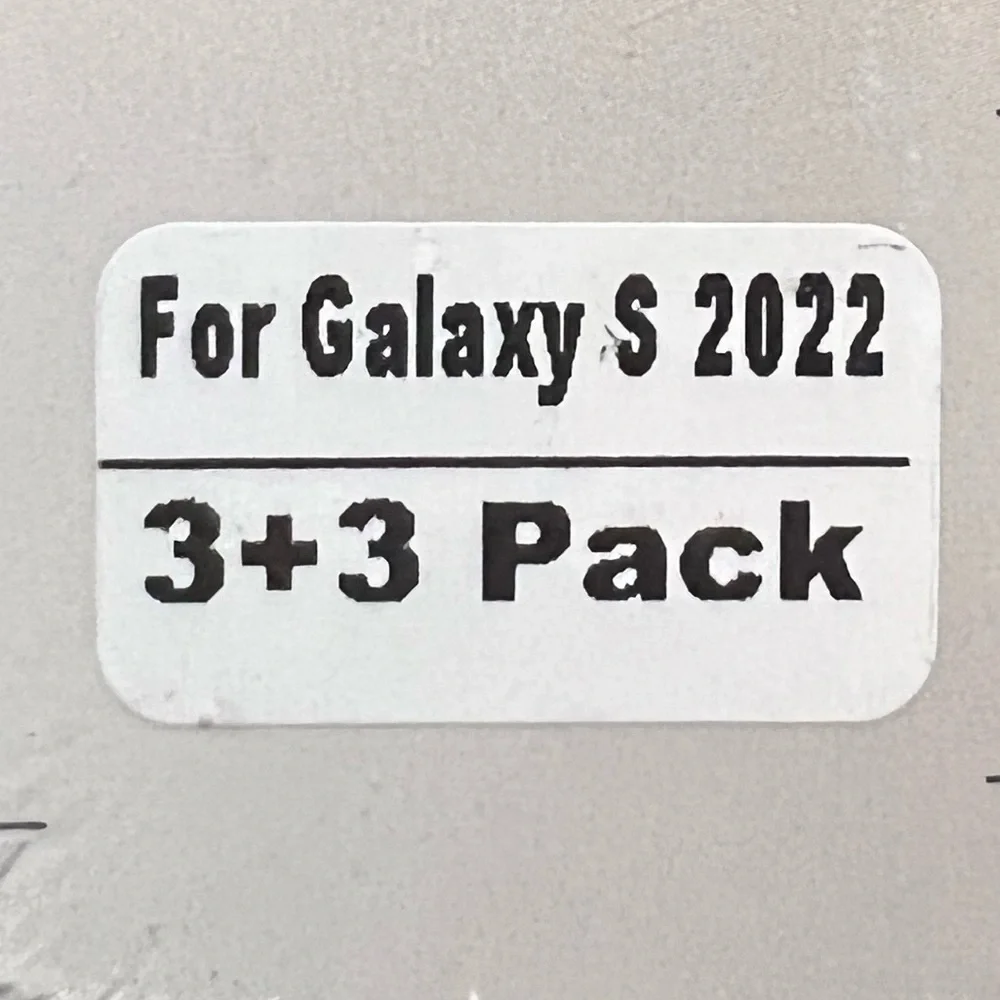 3 Boxes cell phone tempered glass for Galaxy S (2022).
